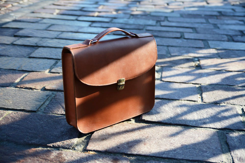MilerManufacture Vegetable Tanned Briefcase